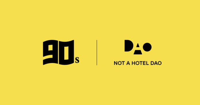 NOT A HOTEL DAO、同世代起業家コミュニティ「90s」と連携。コミュニティ貢献度に応じた報酬モデルの実証実験を開始のメイン画像